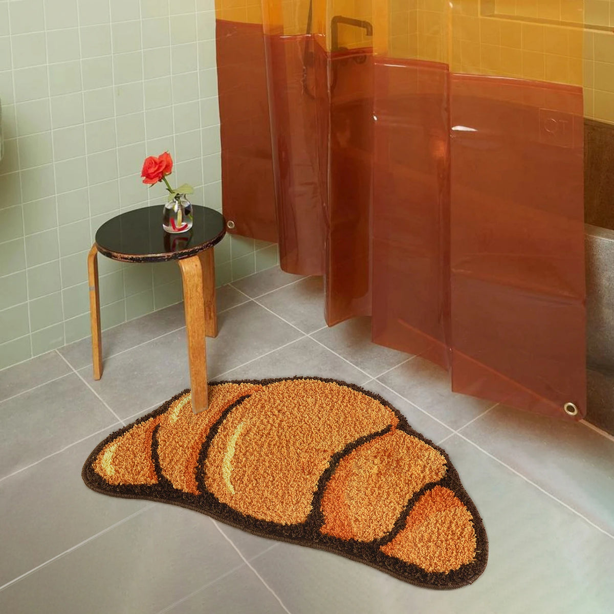 Croissant Shaped Bathmat