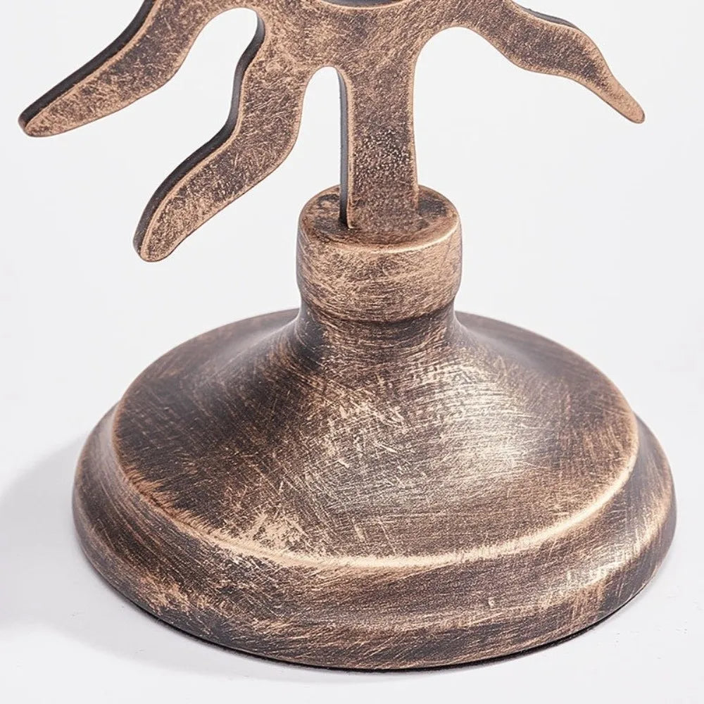 Celestial Sun, Moon & Star Iron Candle Holders
