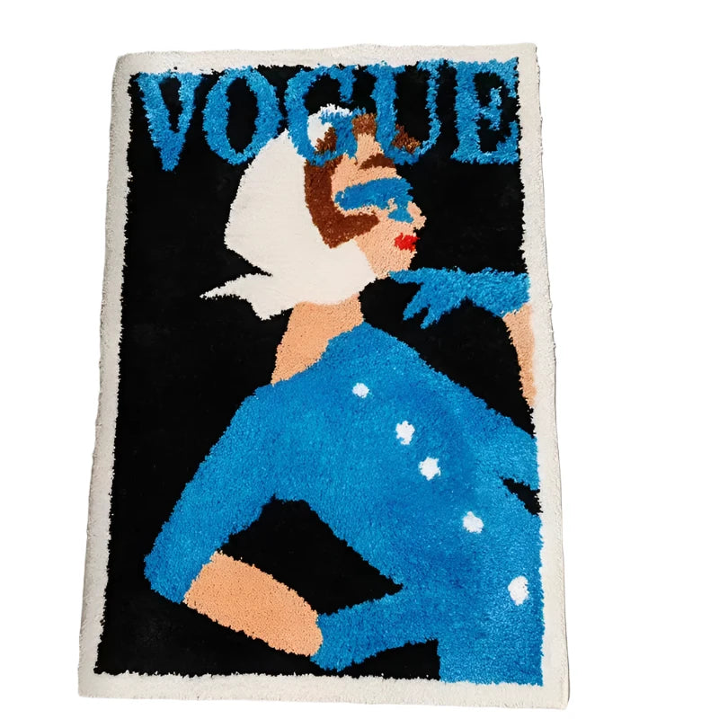 Vintage Magazine Tufted Poster Rug