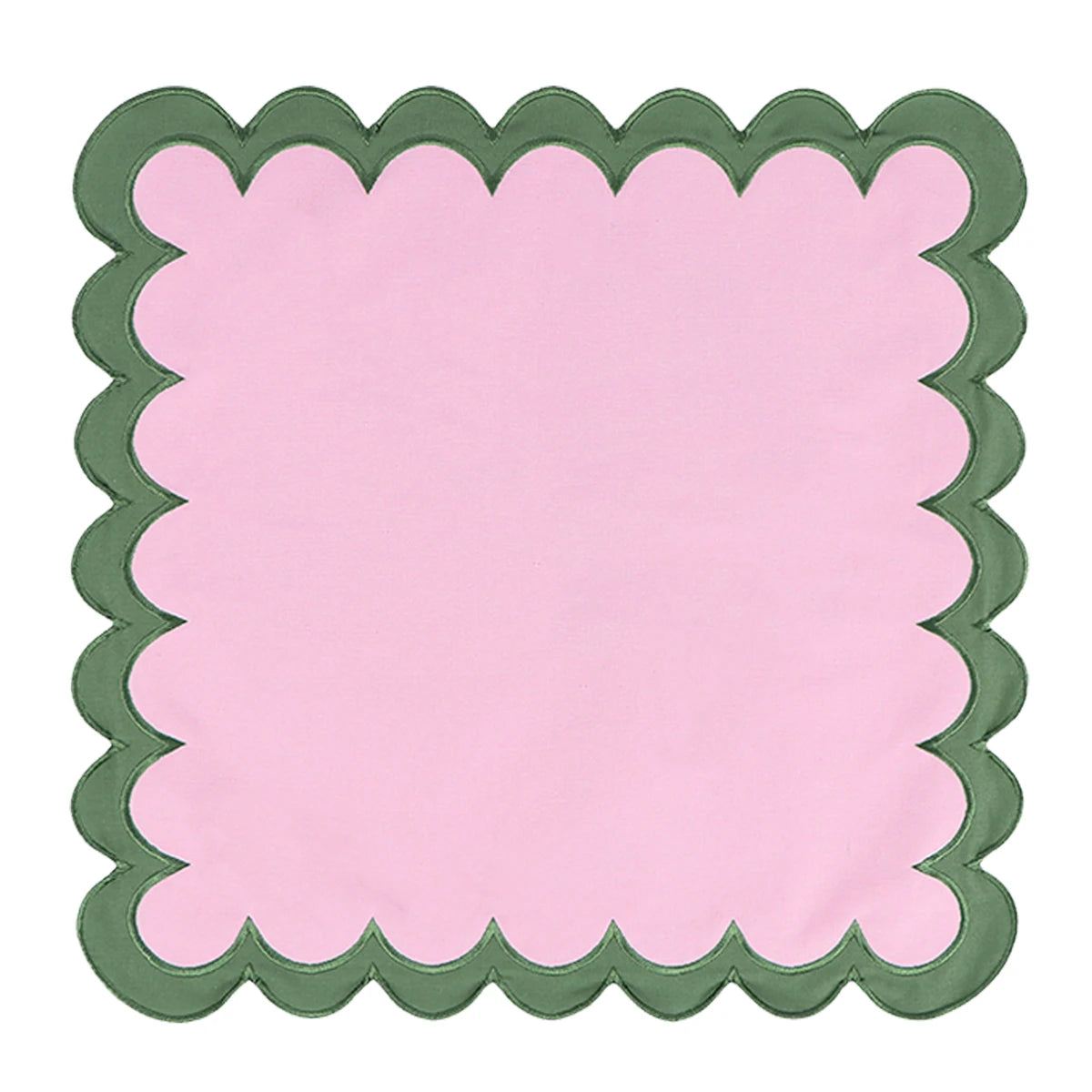 Blush & Moss Sophisticated Scalloped Placemat