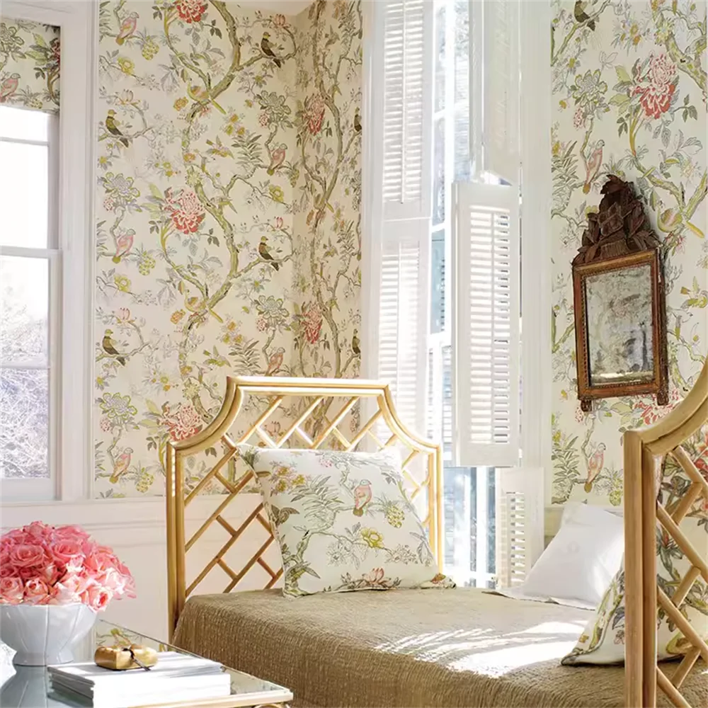 Trailing Floral Vine Mural