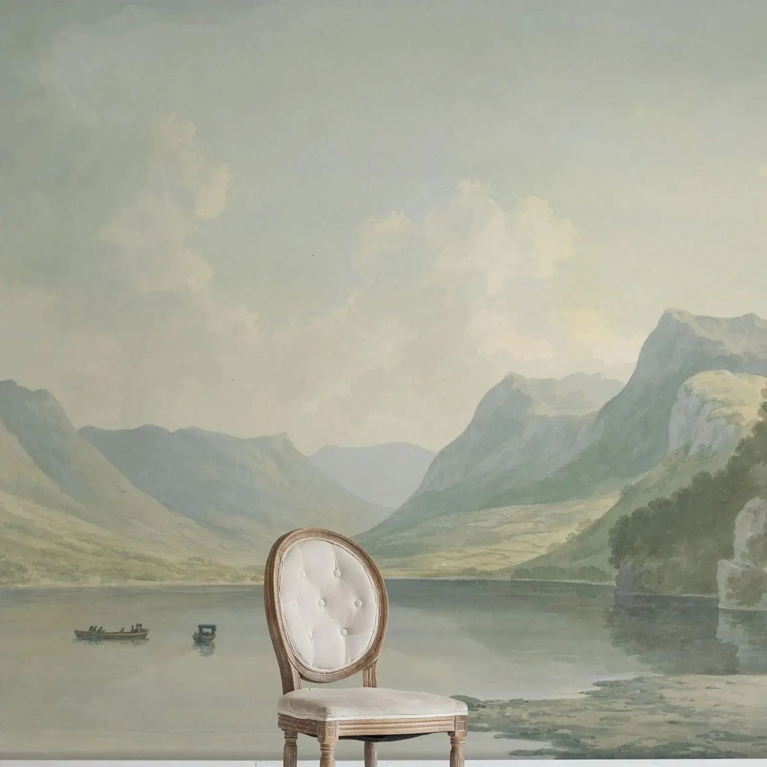 Mountain Lake Vista Mural