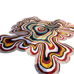 Irregular Melting Rainbow Rug