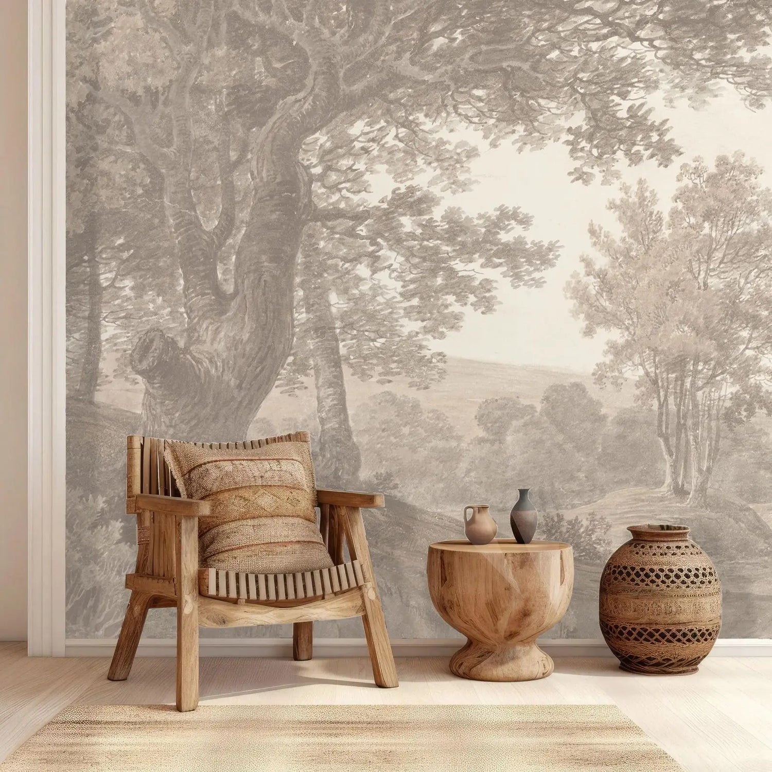Rural Scenic Landscape Mural