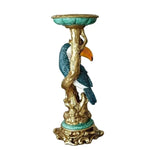 Classical Toucan Pedestal Candle Stand