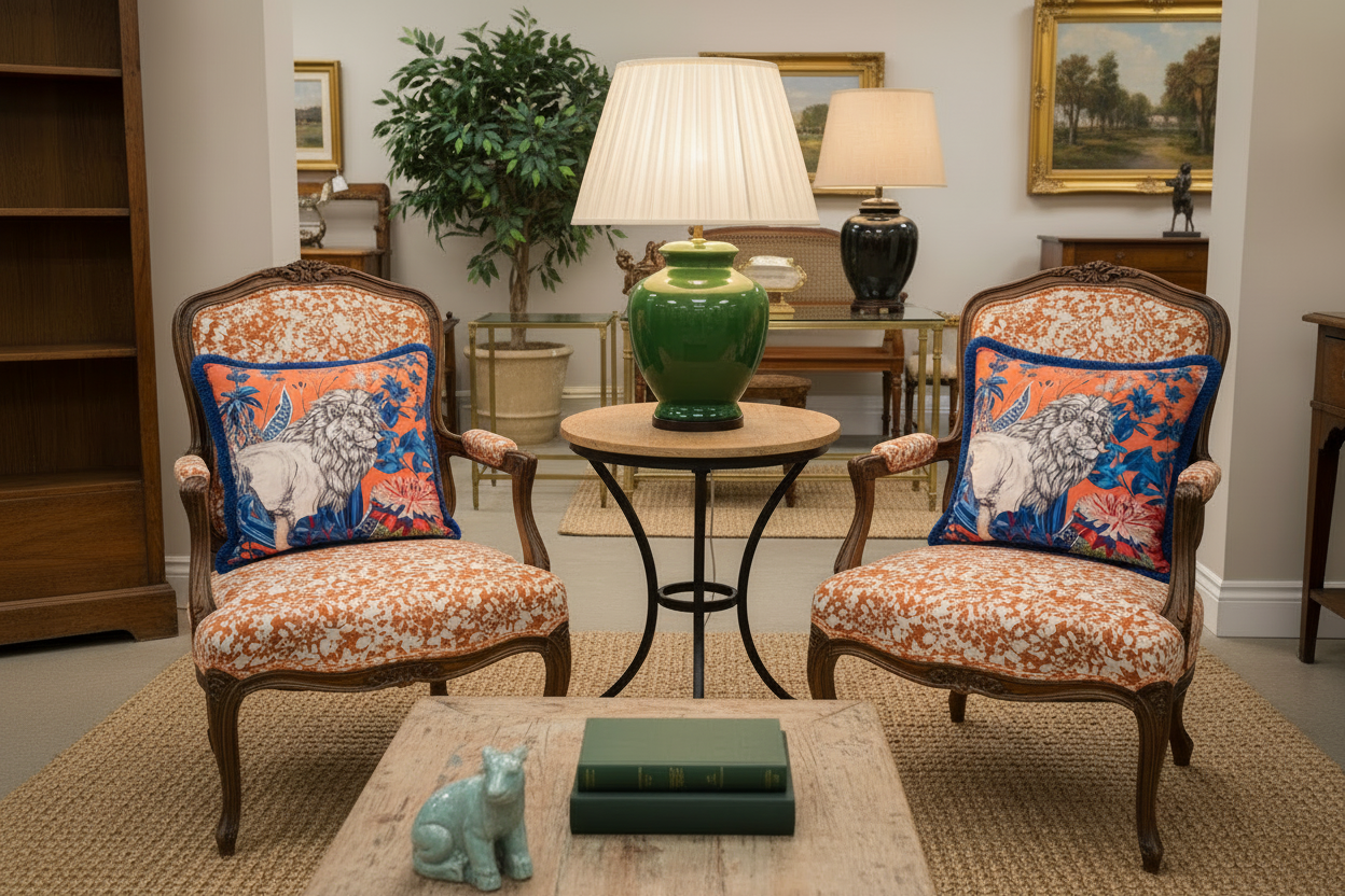 Imperial Crane Velvet Chinoiserie Throw Pillow