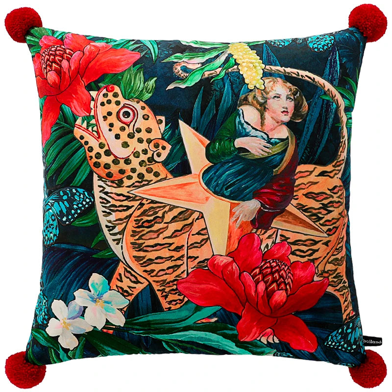 The Fantastical Eden Luxe Cushion Cover