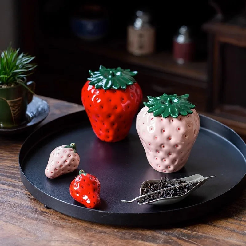 Strawberry Storage Jar