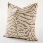 Zebra Print Jacquard Throw Pillow Cover