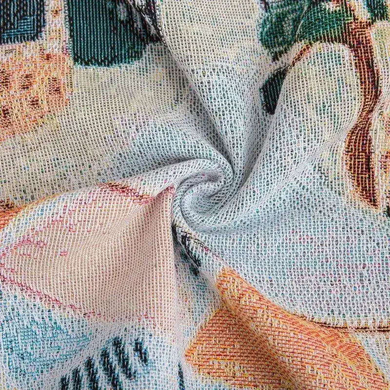 Air Balloon Town Throw Blanket - MAIA HOMES