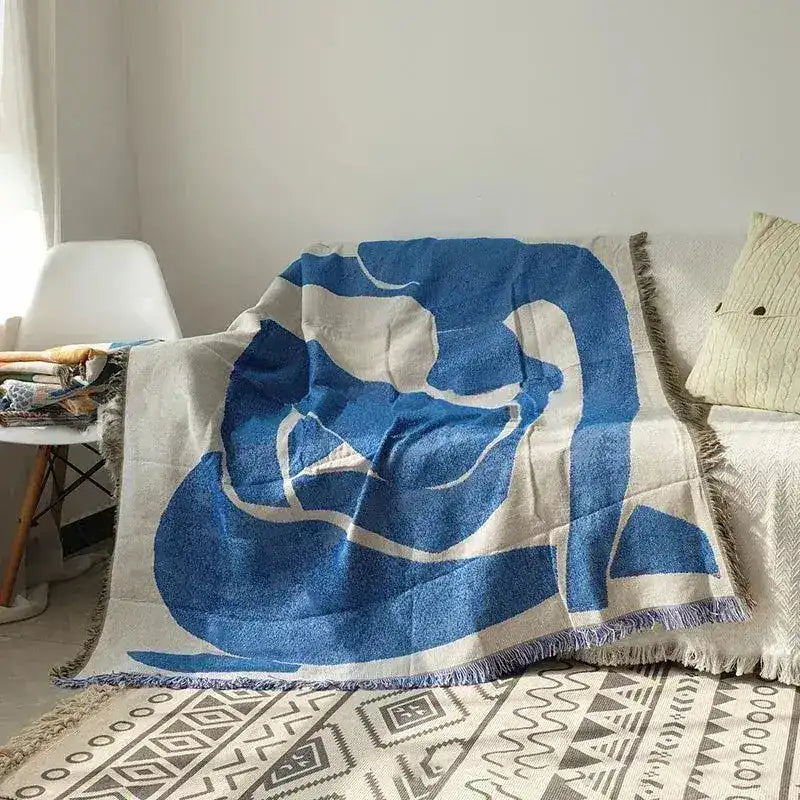 Ins Style Knitted Throw Blanket