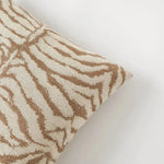 Zebra Print Jacquard Throw Pillow Cover