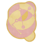 Saffron Orbital Link Hand Tufted Rug 