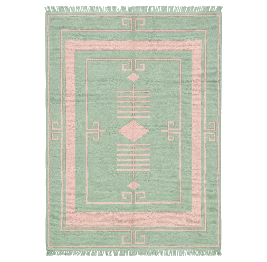 Sage Serenity Hand Knotted Rug