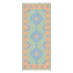 Sage & Amber Ogee Hand Knotted Runner Rug 