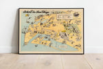 San Diego Map Print| Art History