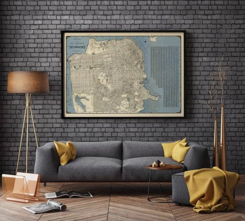 San Francisco Map Print| Fine Art Prints