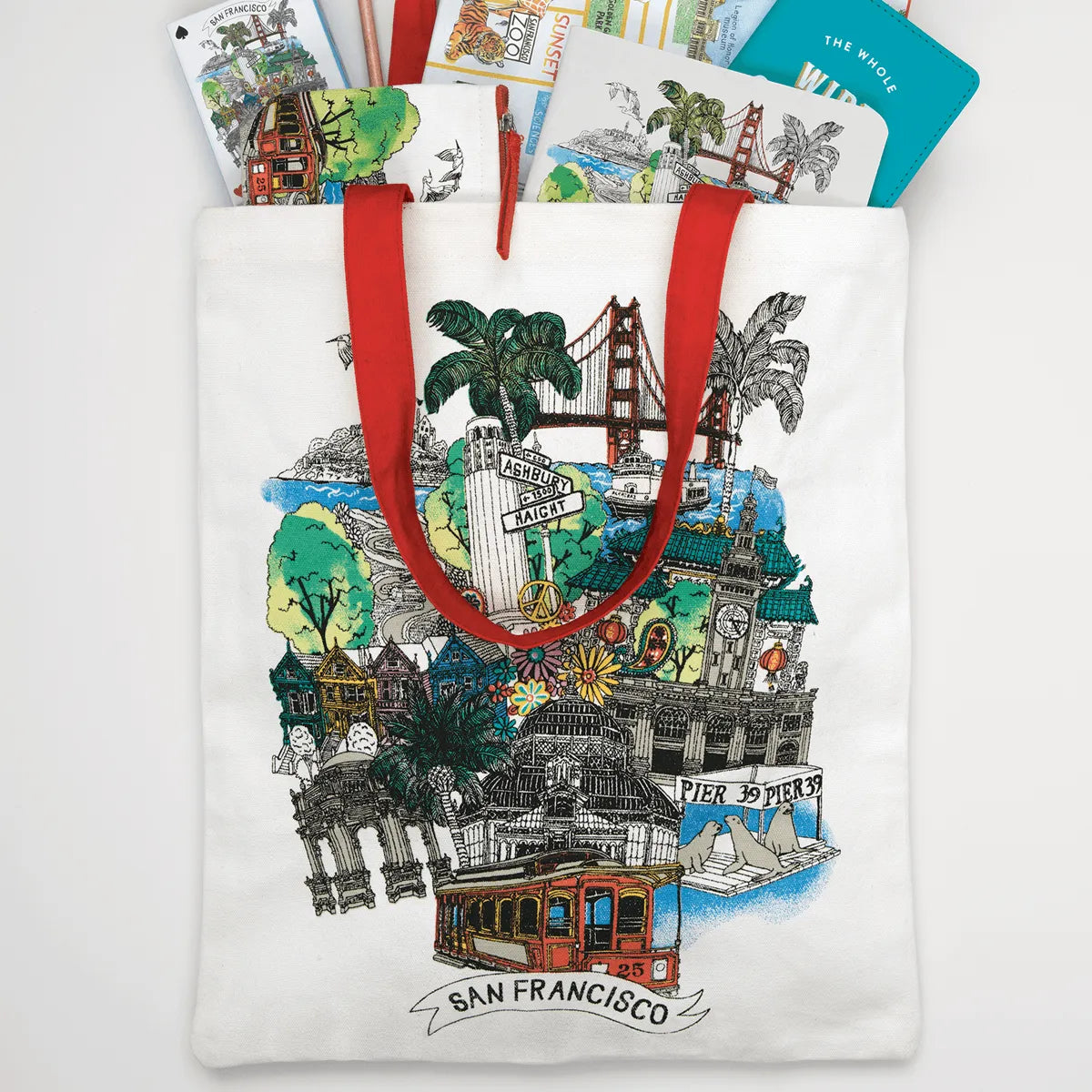 San Francisco Canvas Tote Bag