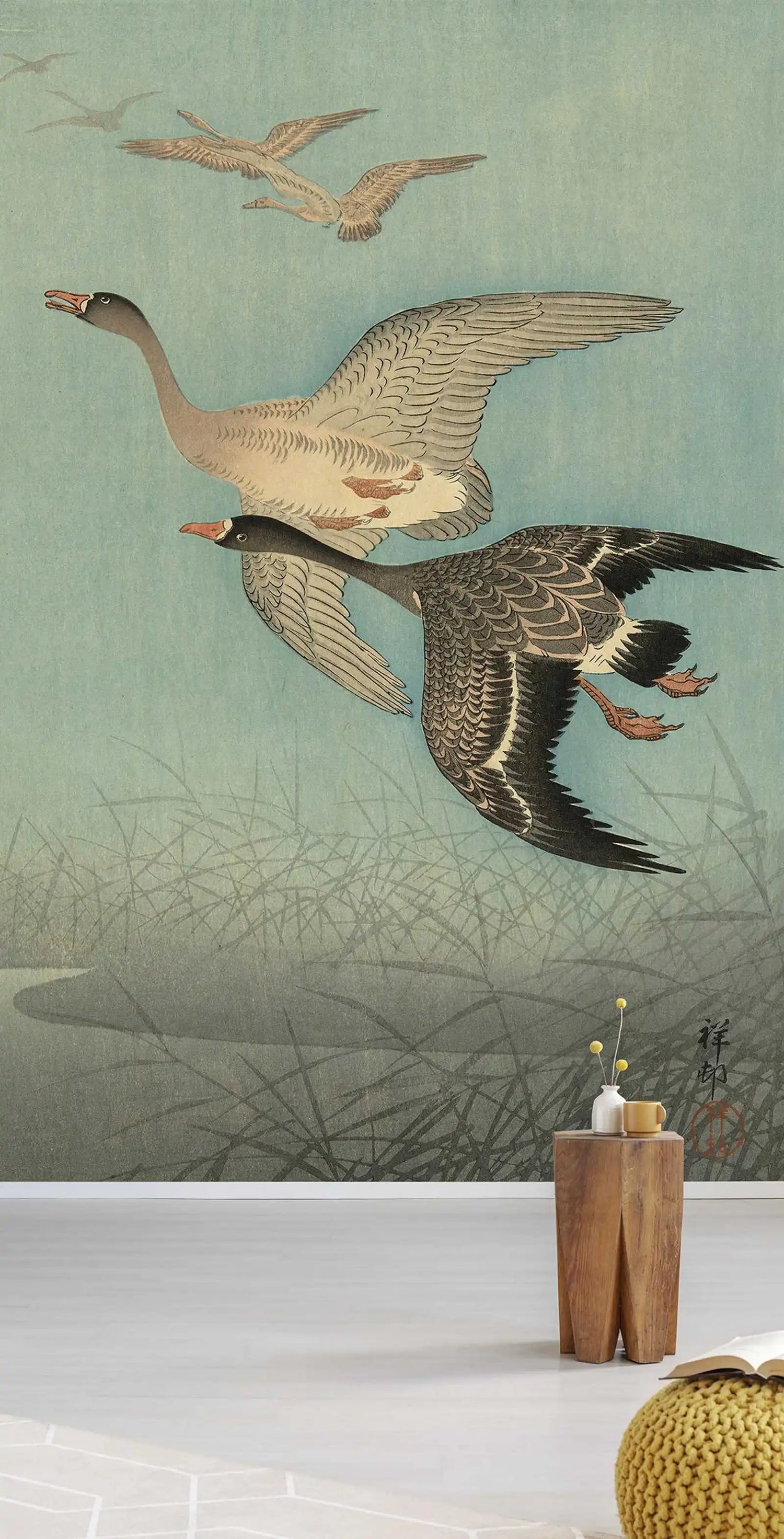 Flying Birds Sky Mural