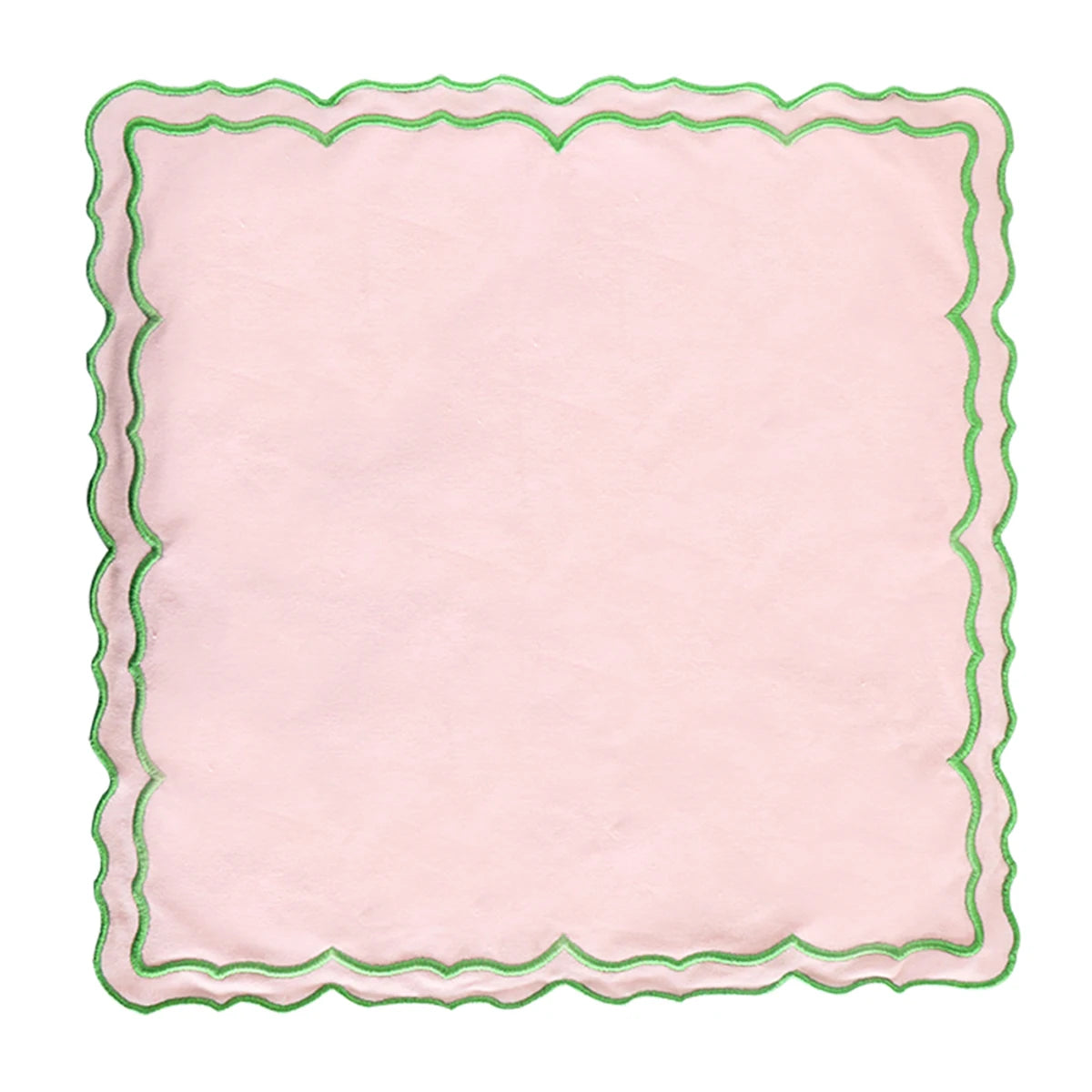 Blush & Mint Chic Scalloped Placemat