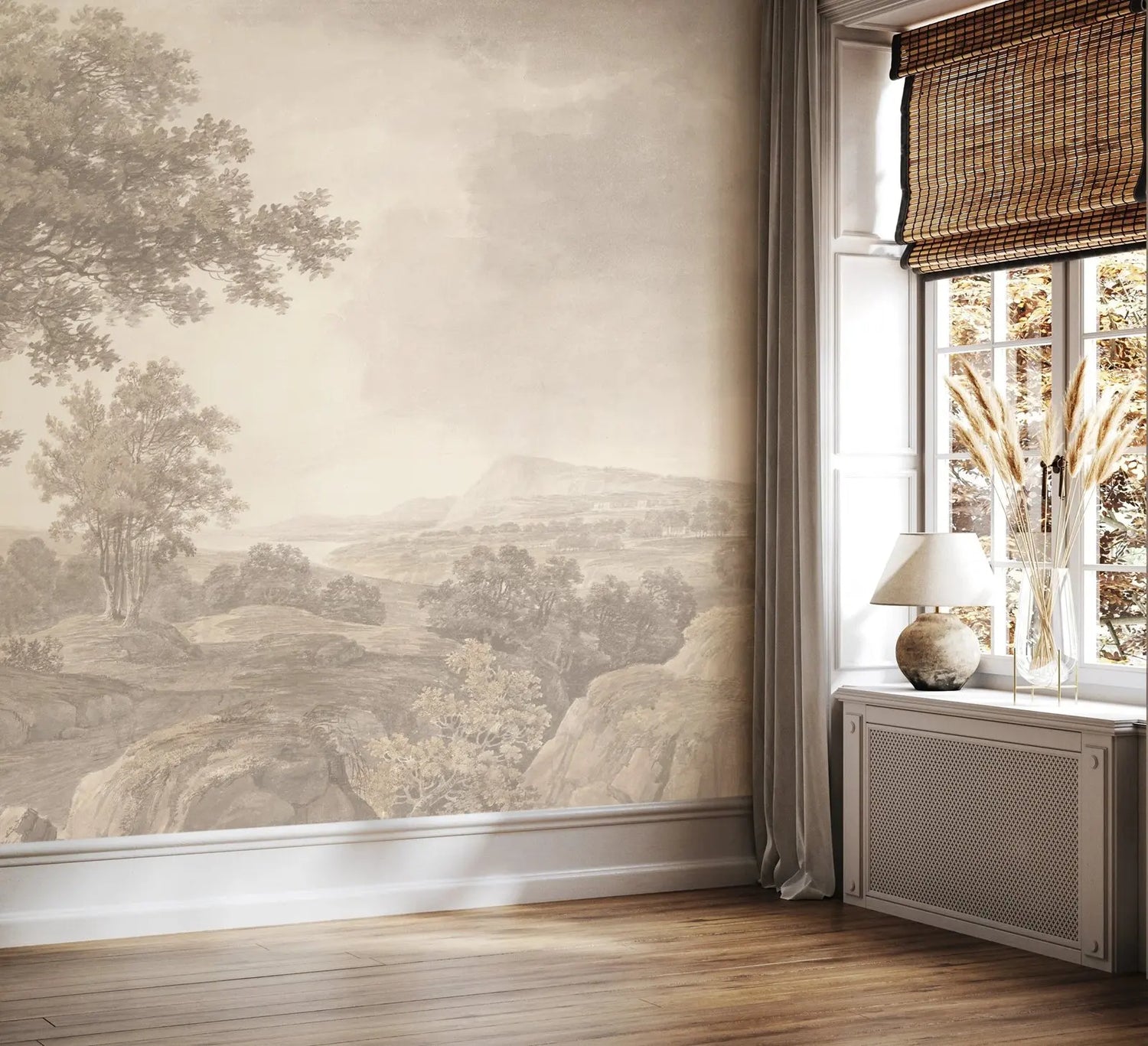Rural Scenic Landscape Mural