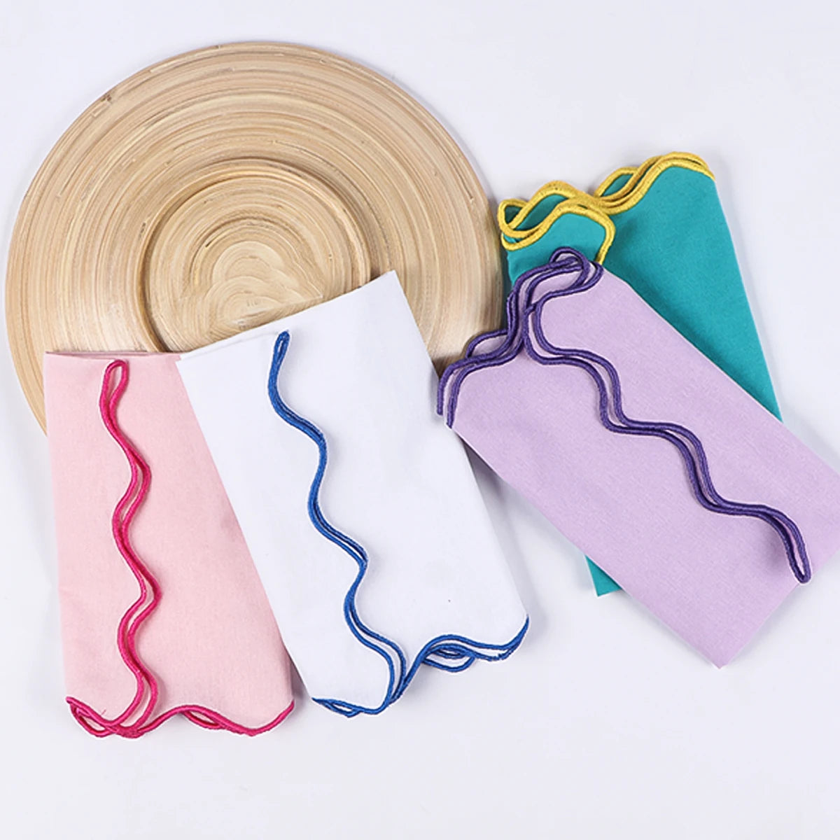 Enchanting Lilac Ruffle Edge Placemat