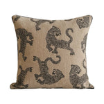 Tiger Sovereign Velvet Embroidered Throw Pillow Cover