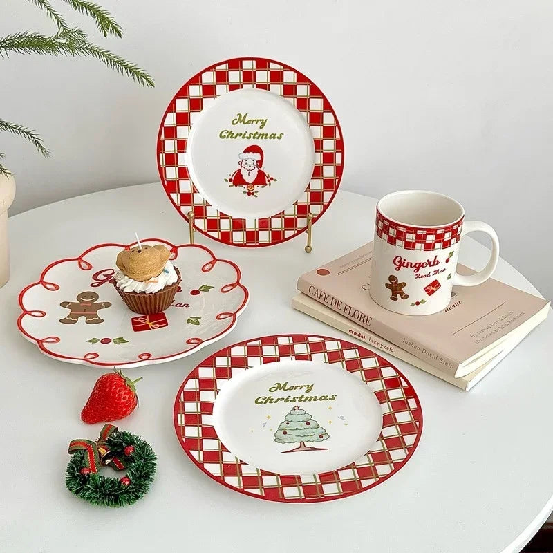 Santa Claus and Christmas Tableware