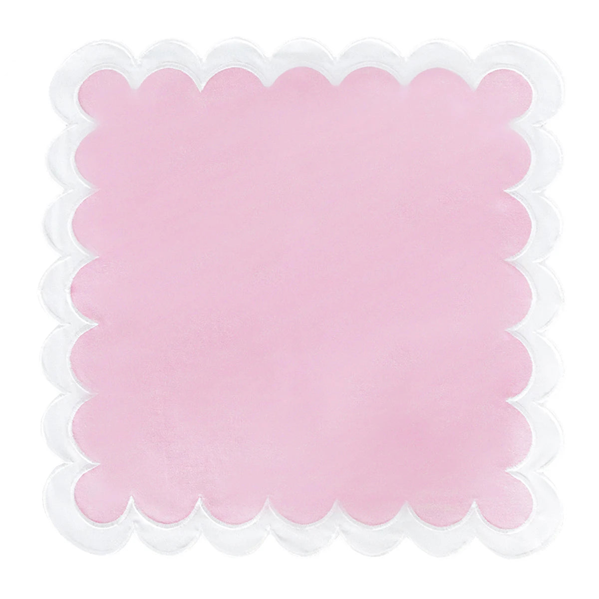 Maia Homes Luxe Ruffle Border Placemat - Blush Pink