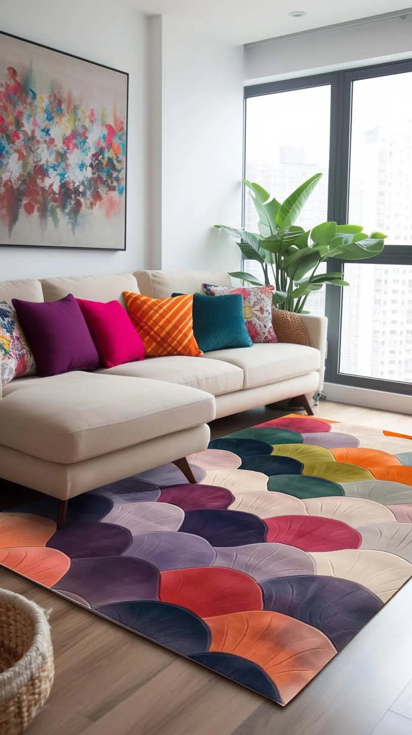 Scale Spectrum Hand Tufted Rug