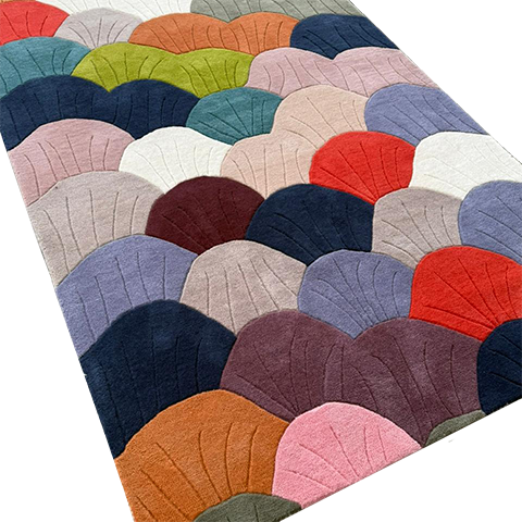 Scale Spectrum Hand Tufted Rug