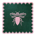 Scalloped Bee Hand Tufted Wool Rug - MAIA HOMES