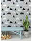 Scandinavian Style Mountains and Routs Removable Wallpaper Scandinavian Style Mountains and Routs Removable Wallpaper 