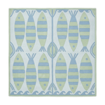 School of Fish Square Hand Tufted Rug