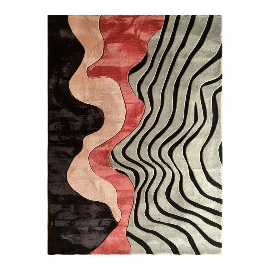 Sculptural Hand Tufted Rug 