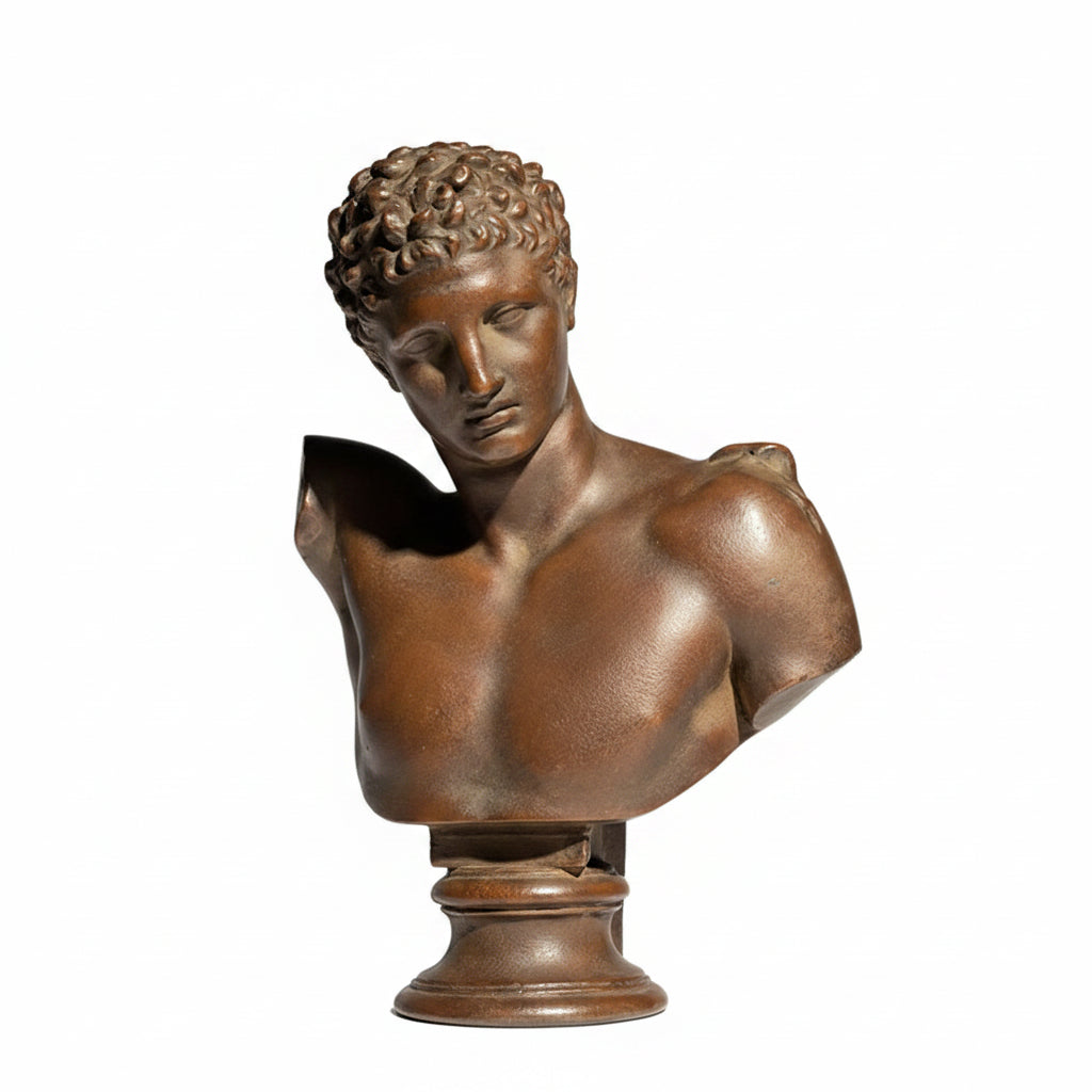 Hermes Greek God Head Bust Sculpture