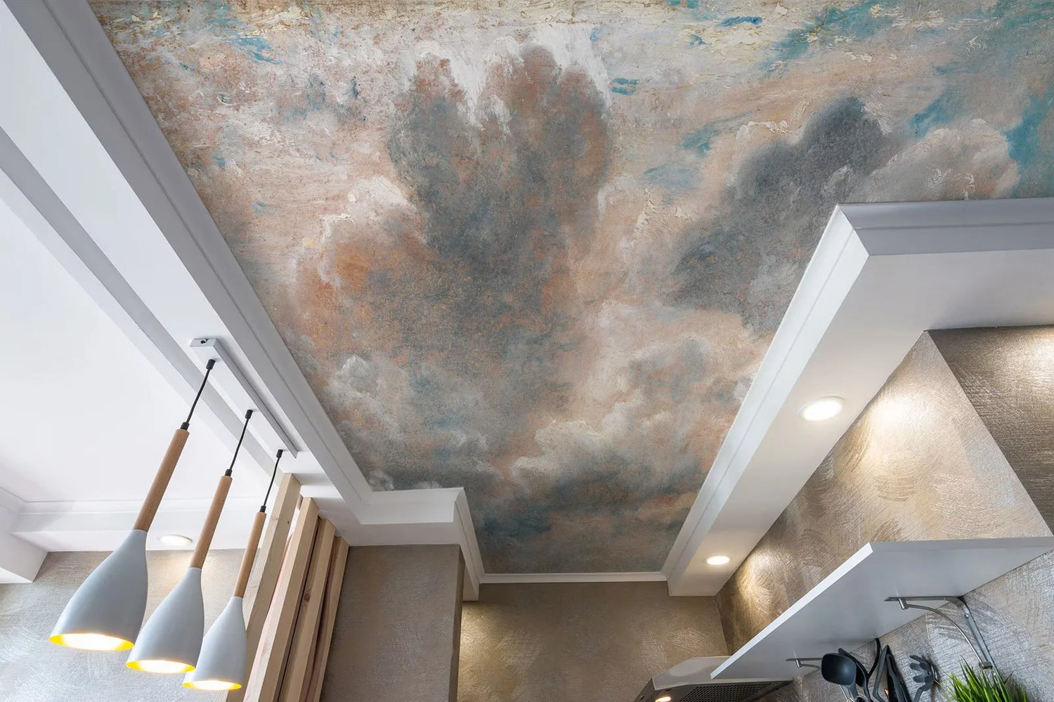 Vintage Cloud Sky Mural