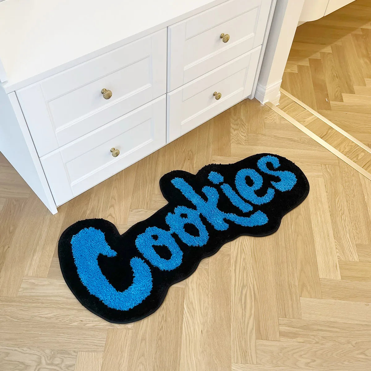 Soft Plush Handmade Cookies Bath Rug