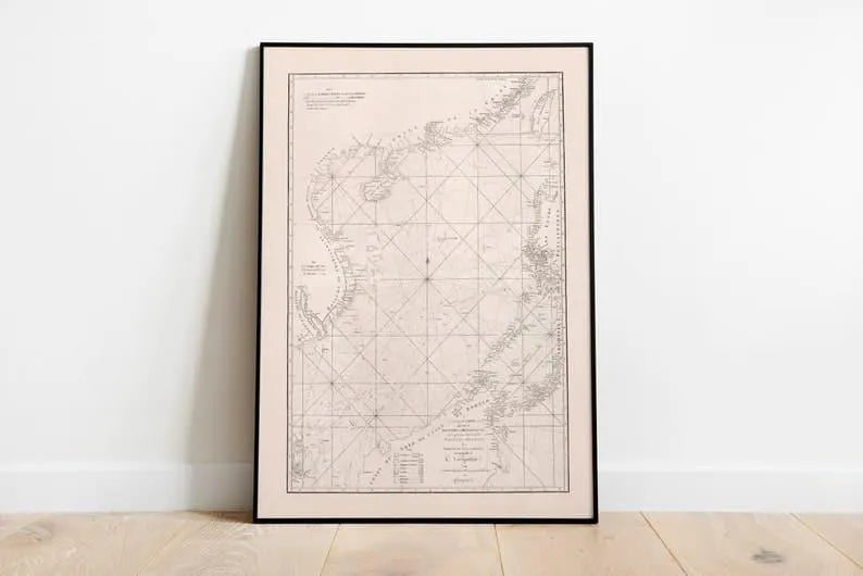 Sea Chart of the China Sea from Cambodian Border 1810