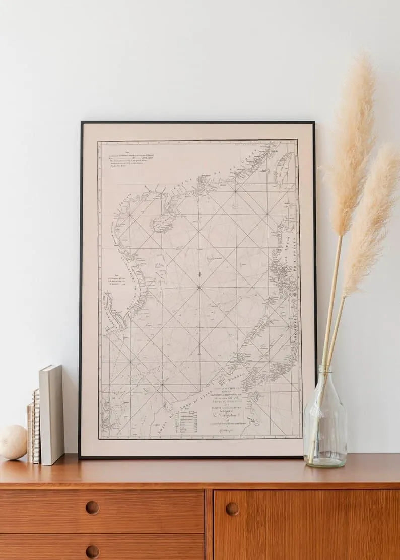 Sea Chart of the China Sea from Cambodian Border 1810