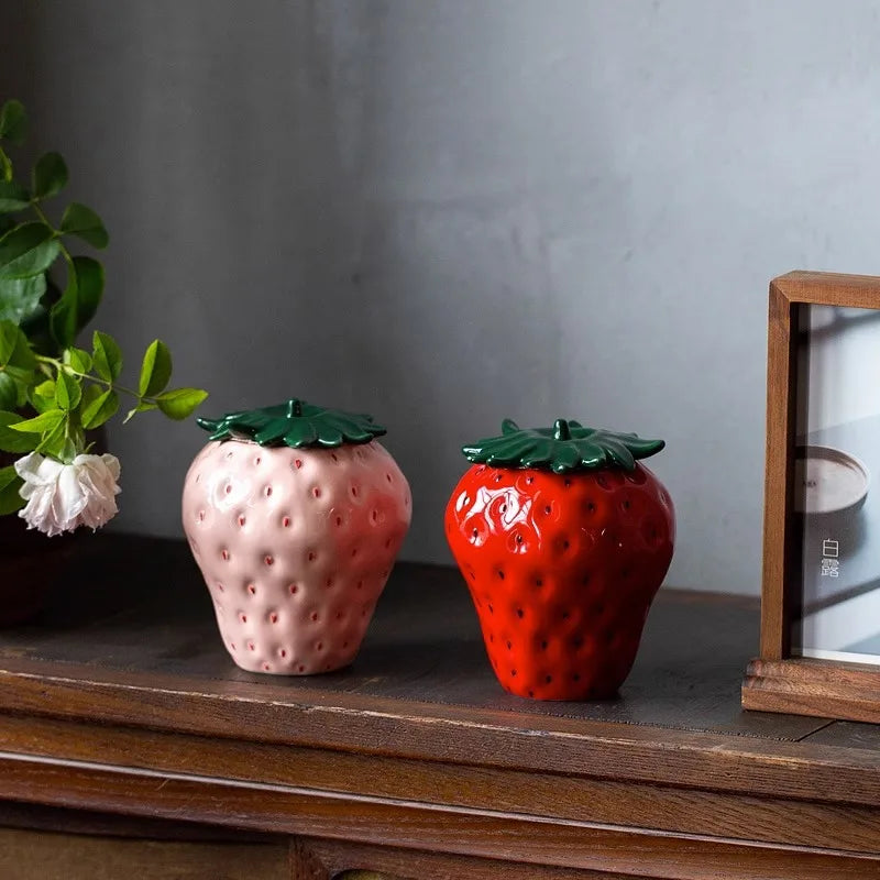 Strawberry Storage Jar