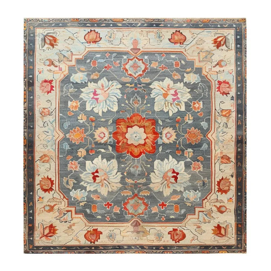 Serenity Bloom Hand Knotted Area Rug