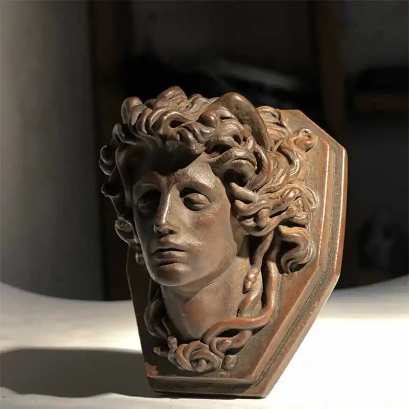 Medusa Head Ancient Roman Sculpture — Museum Replica