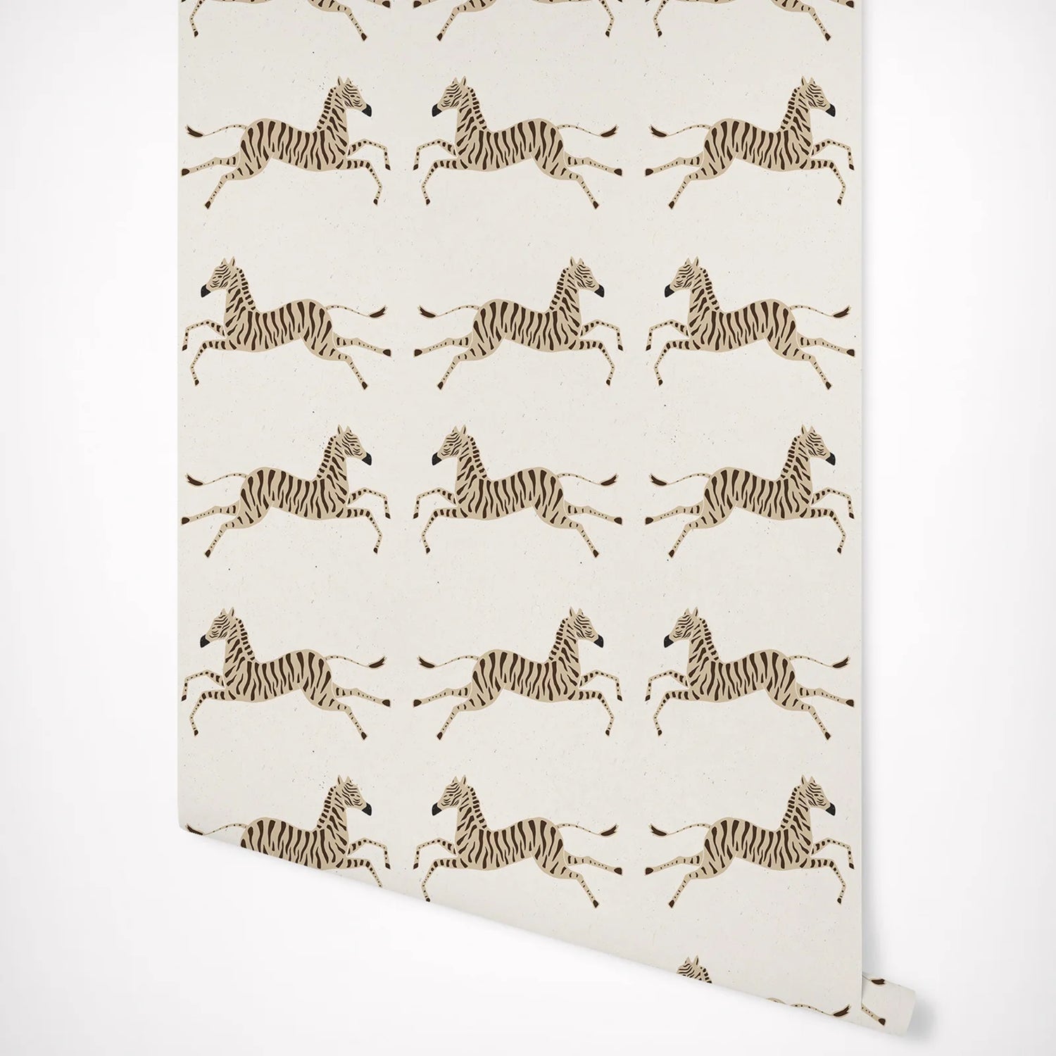 Patterned paper with zebra design on a white background