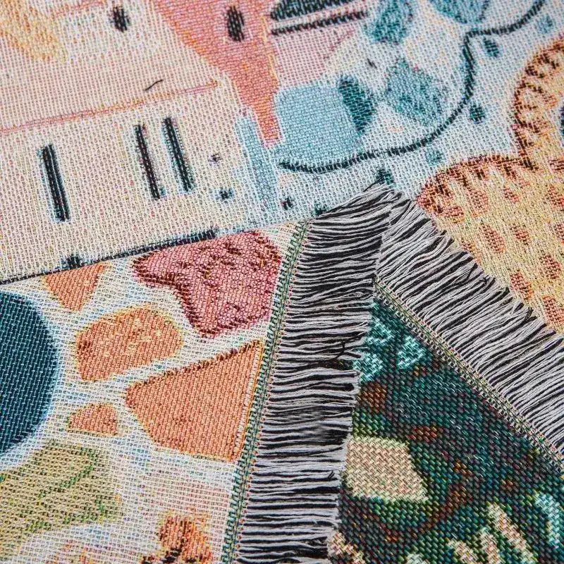 Air Balloon Town Throw Blanket - MAIA HOMES