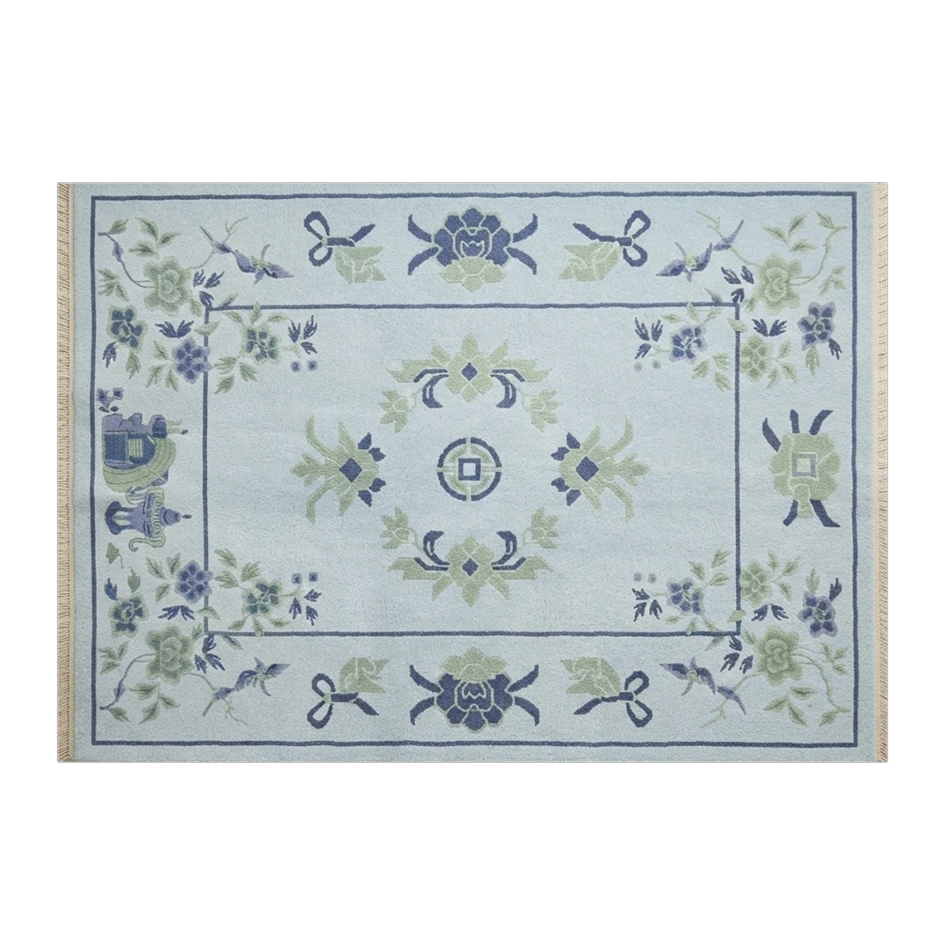 Sky Pavilion Blossom Hand Knotted Rug - alternate view