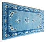 Sky Peking Path Hand Tufted Runner Rug shown flat on a white background