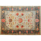 Sleek Floral Expression Hand Knotted Area Rug