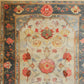 Sleek Floral Expression Hand Knotted Area Rug