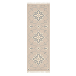 Soft Blossom Lattice Hand Knotted Runner Rug